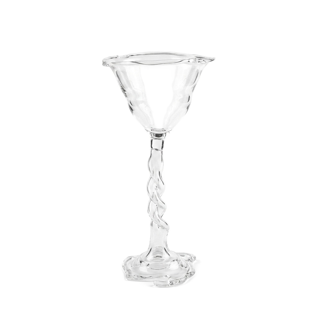 Loop Series Twist Stemmed Glass in Borosilicate Glass by Studio Chacha 1