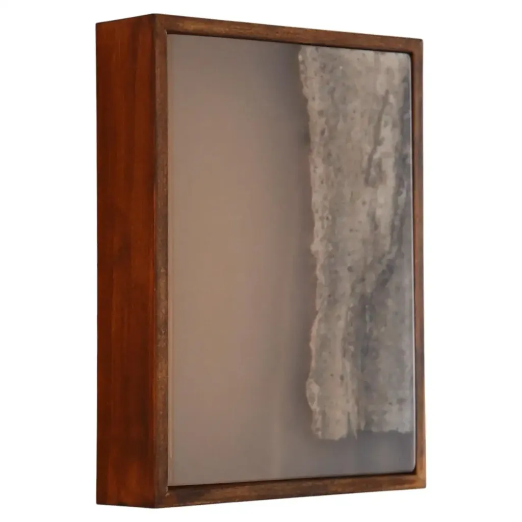 Material Notes Wall Decoration in Resin, Wood & Marble by Fict Studio 1