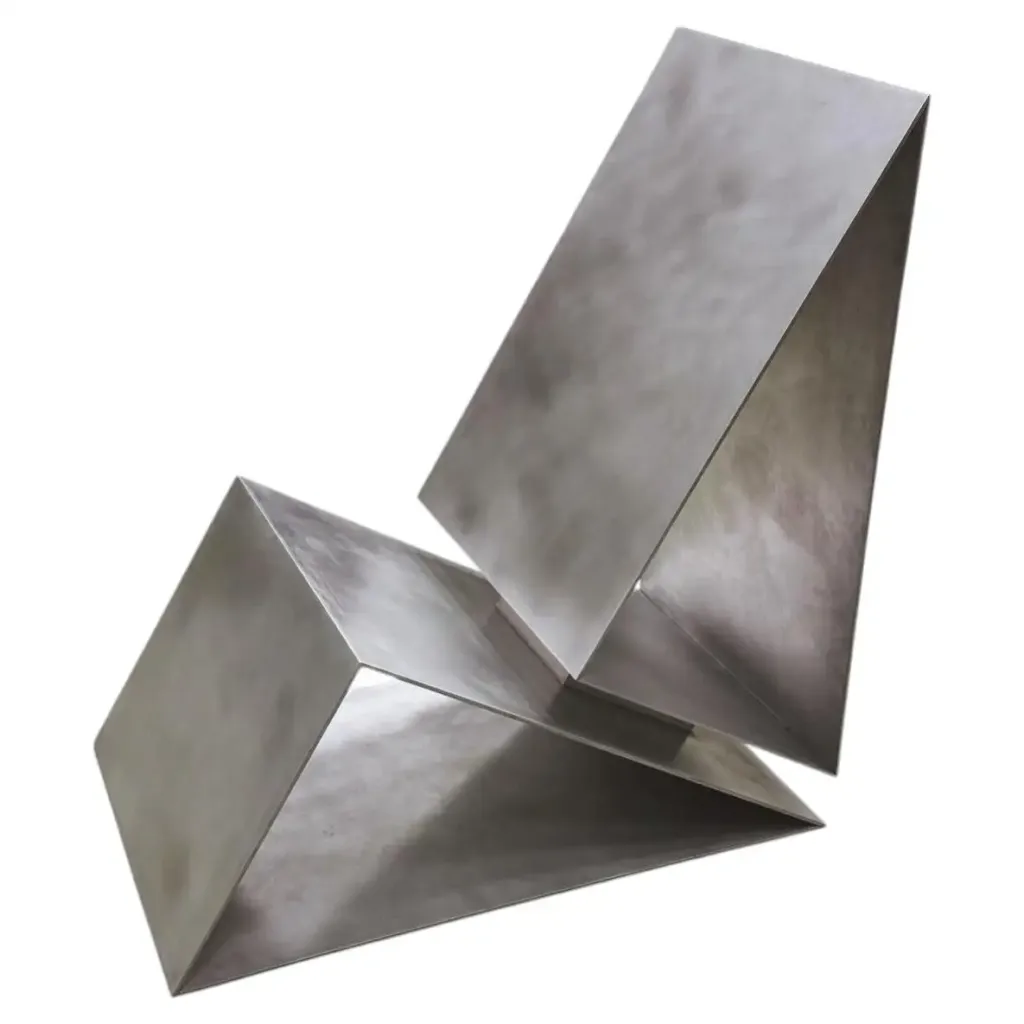 S3 Chair in Brushed Aluminium by Giotto Pagani 1