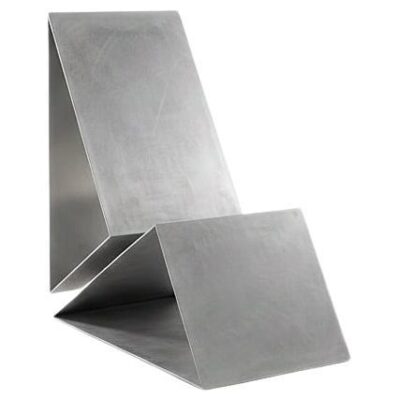 S3 Chair in Brushed Aluminium by Giotto Pagani