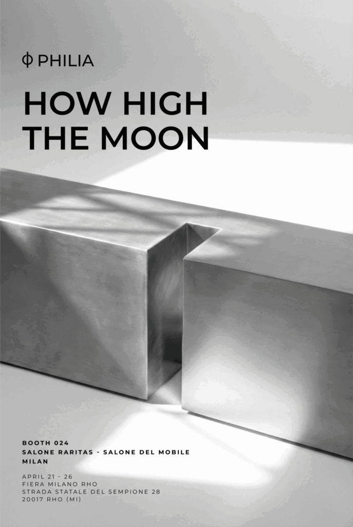 poster galerie philia how high the moon milan 01