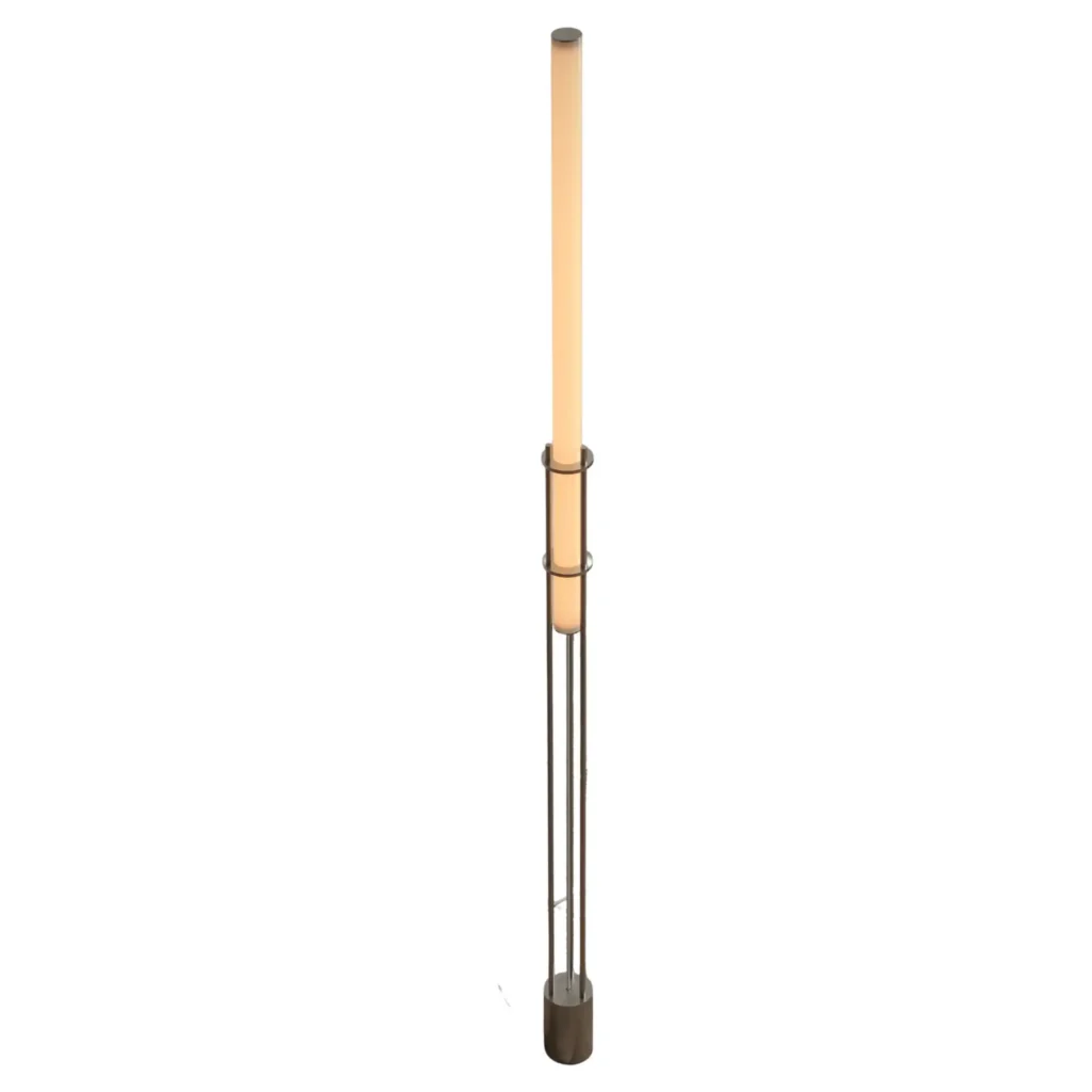 Light Object 025 Floor Lamp in Brass by Naama Hofman 1