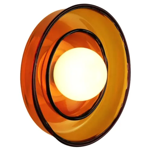 Light Object 030.3 Wall Lamp in Waxed Brass by Naama Hofman 1
