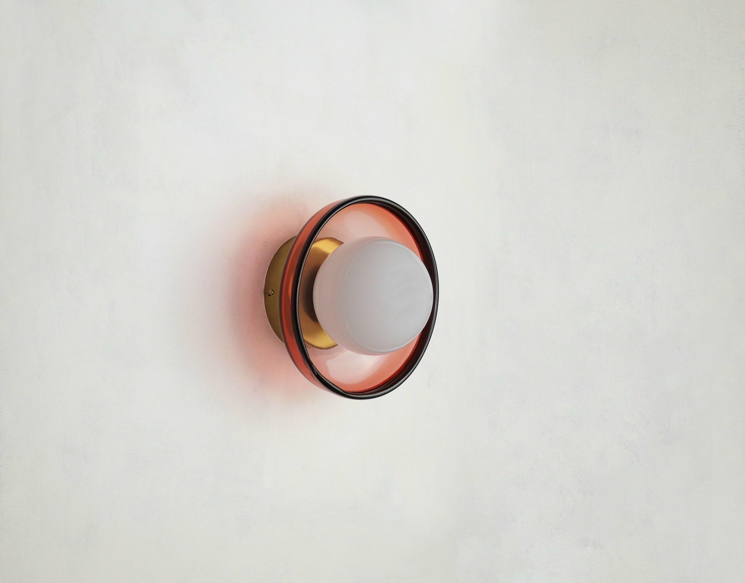 Light Object 0301 Wall Lamp in Waxed Brass by Naama Hofman 8