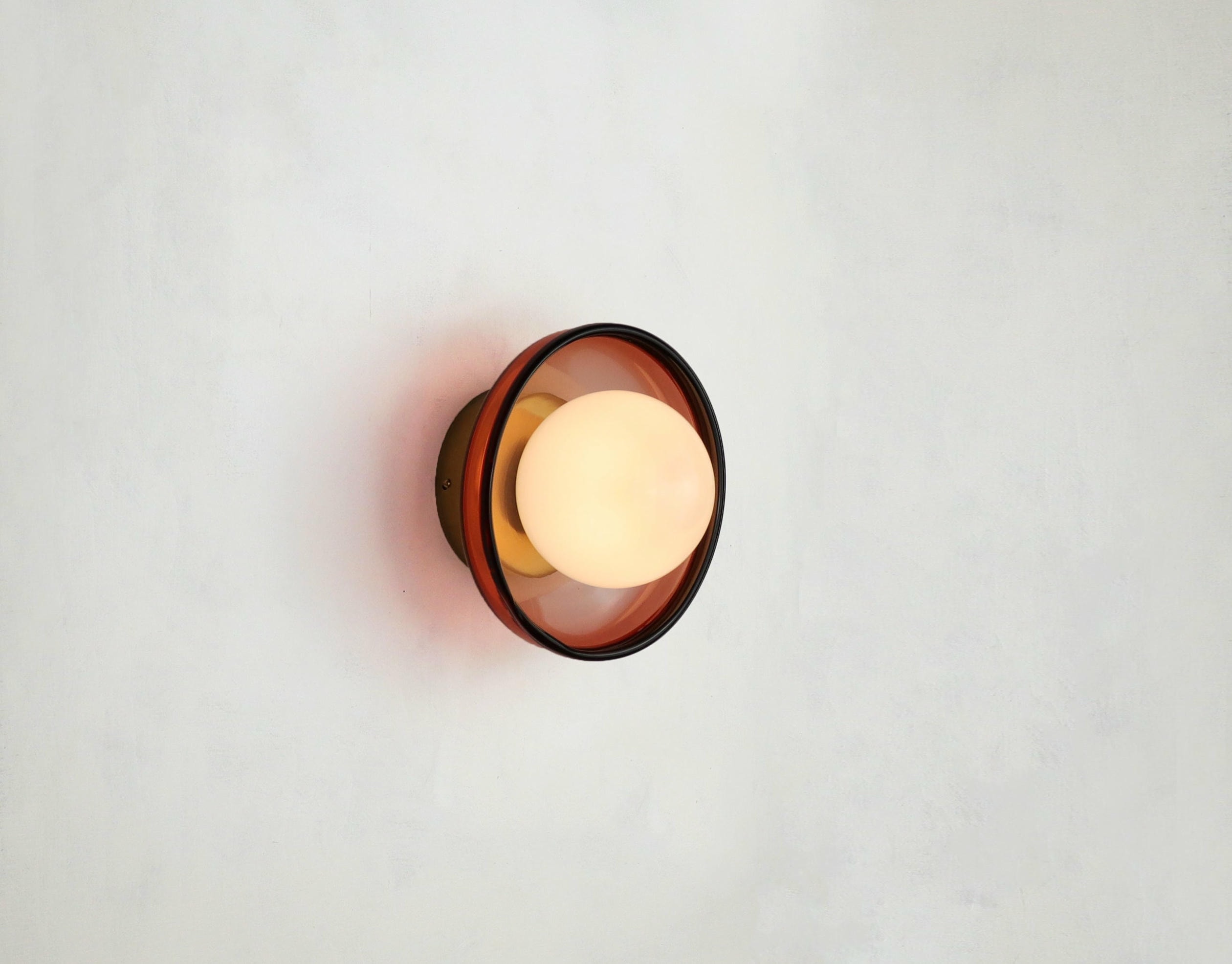 Light Object 0301 Wall Lamp in Waxed Brass by Naama Hofman 9