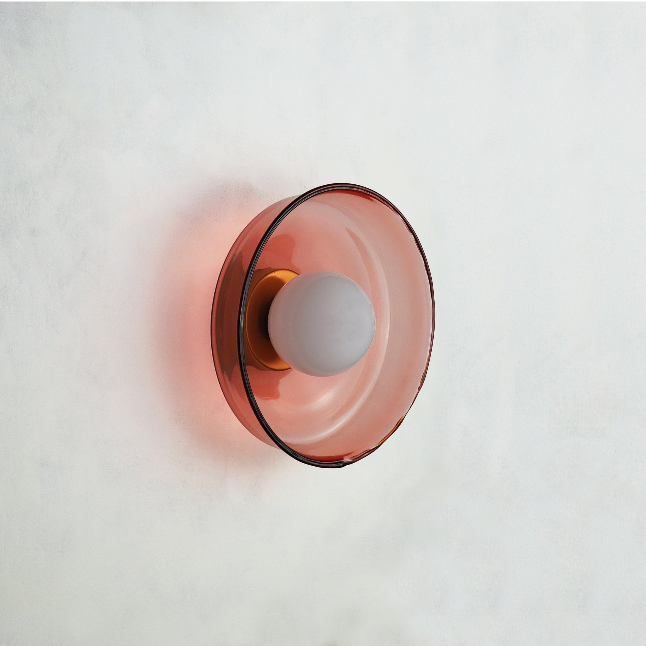 Light Object 0302 Wall Lamp in Waxed Brass by Naama Hofman 11