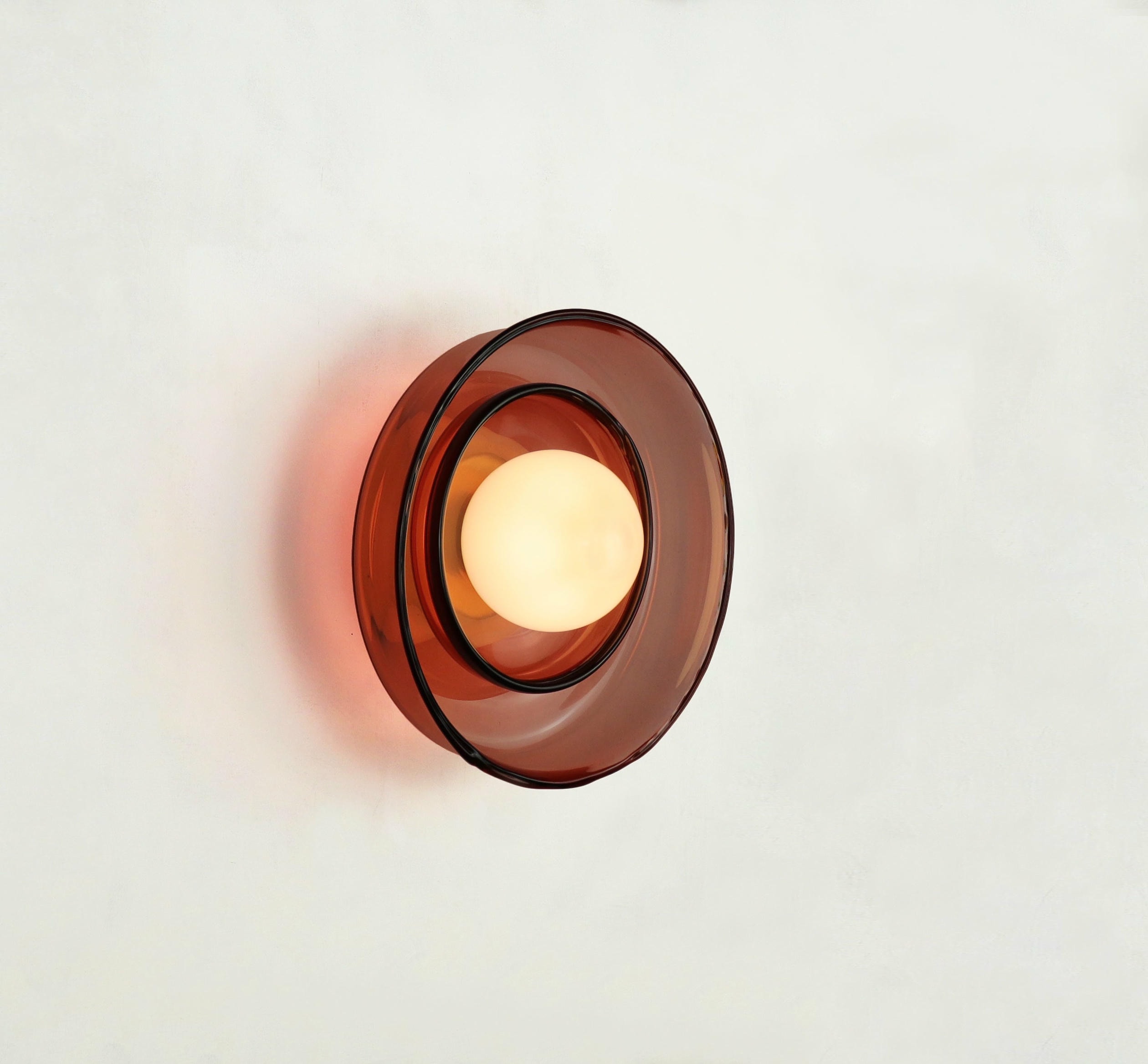 Light Object 0303 Wall Lamp in Waxed Brass by Naama Hofman 6