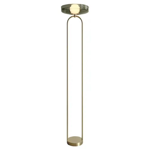 Light Object 031 Floor Lamp in Brass by Naama Hofman 1