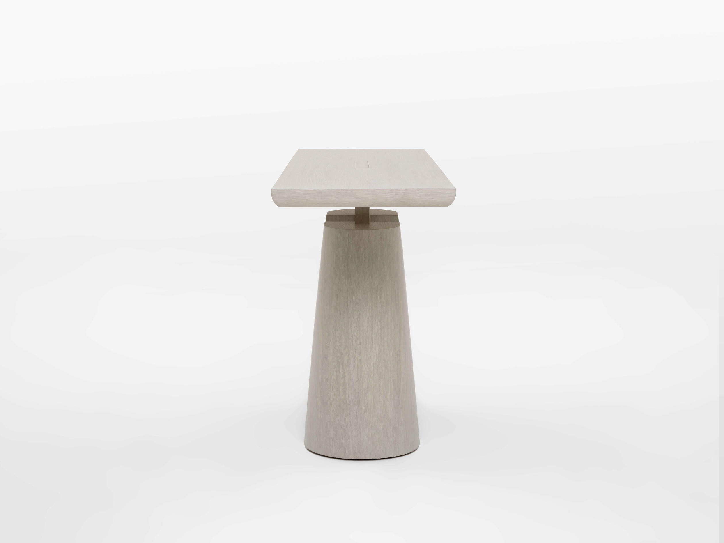 Achilles Console Table in Bleached Oak by OZA Design 3