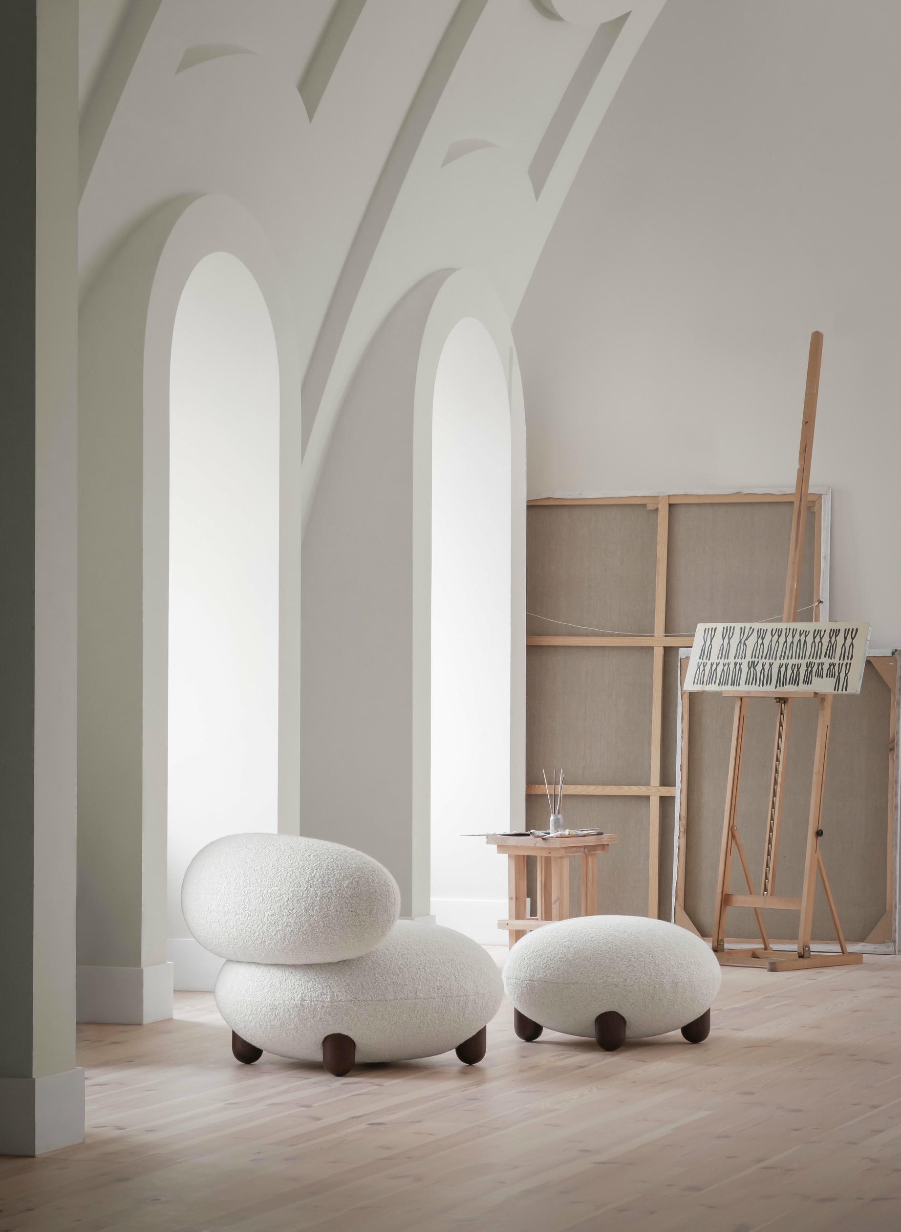 Baloo Boucle Flock Lounge Chair by NOOM 10