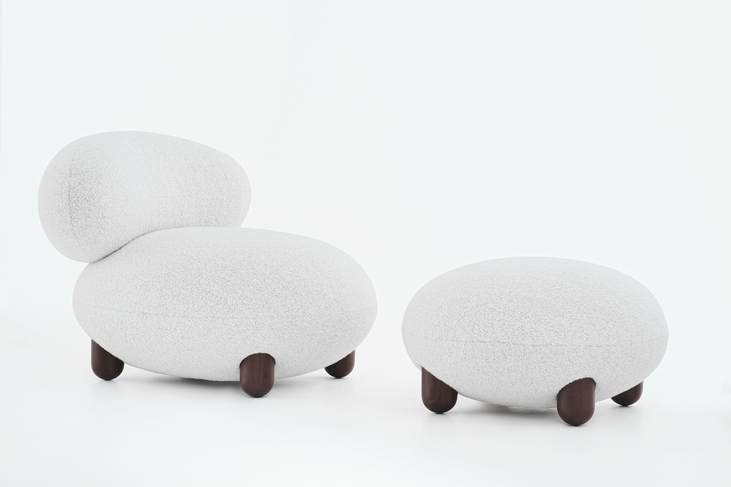 Baloo Boucle Flock Lounge Chair by NOOM 7