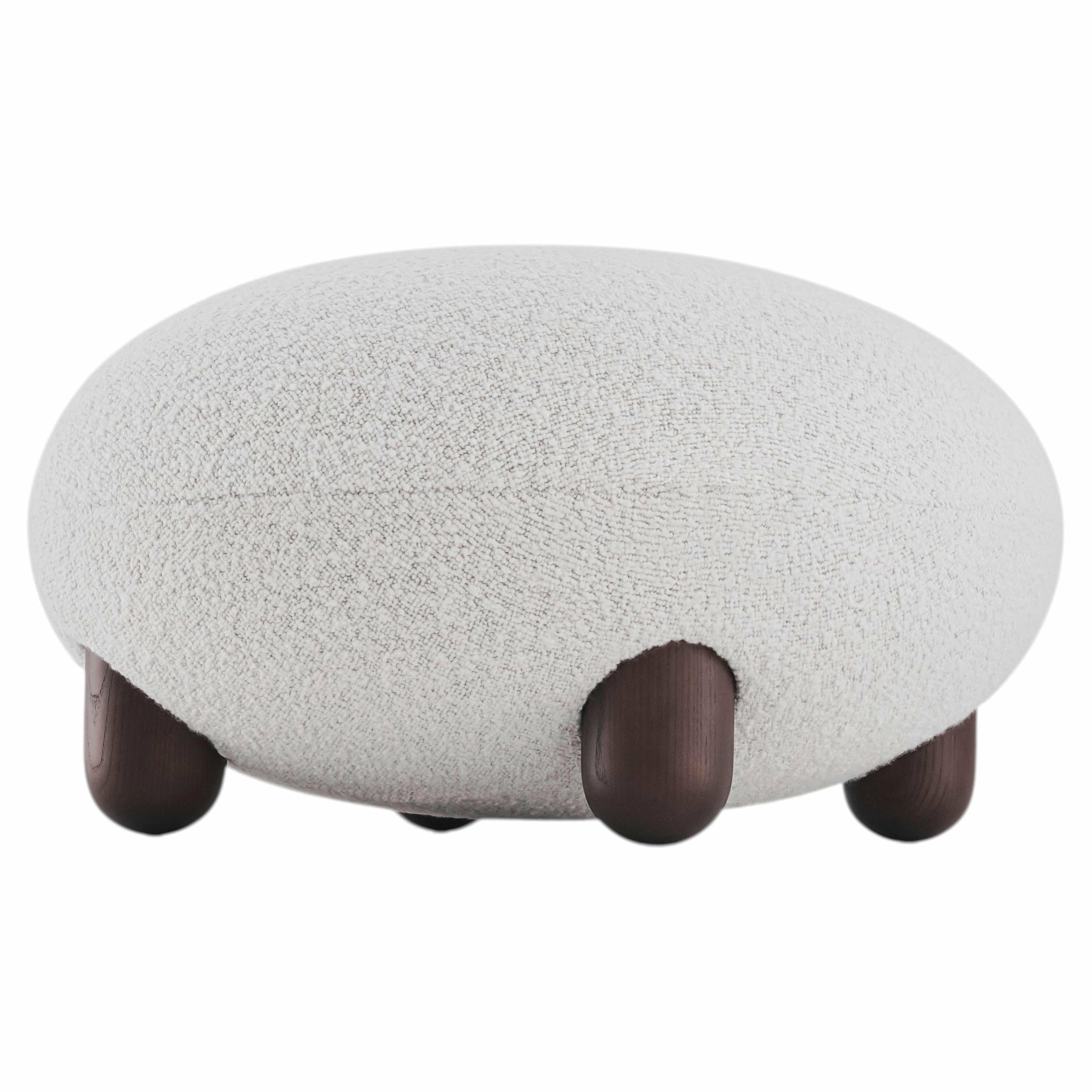 Baloo Boucle Flock Ottoman by NOOM 1