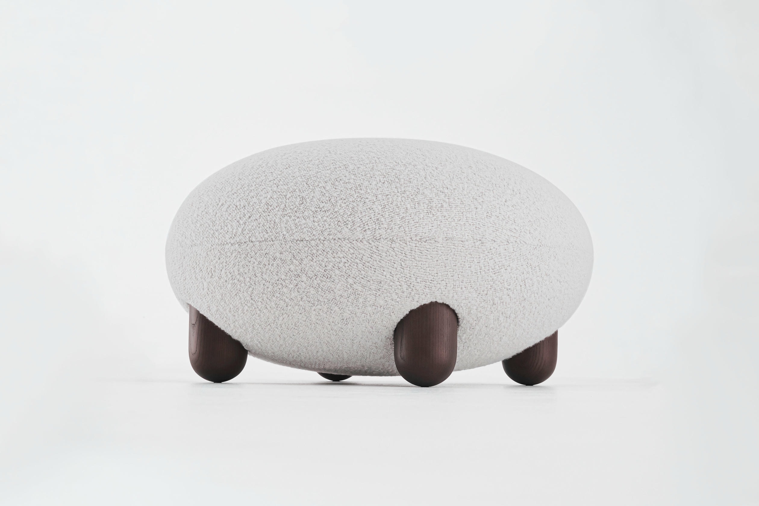 Baloo Boucle Flock Ottoman by NOOM 2