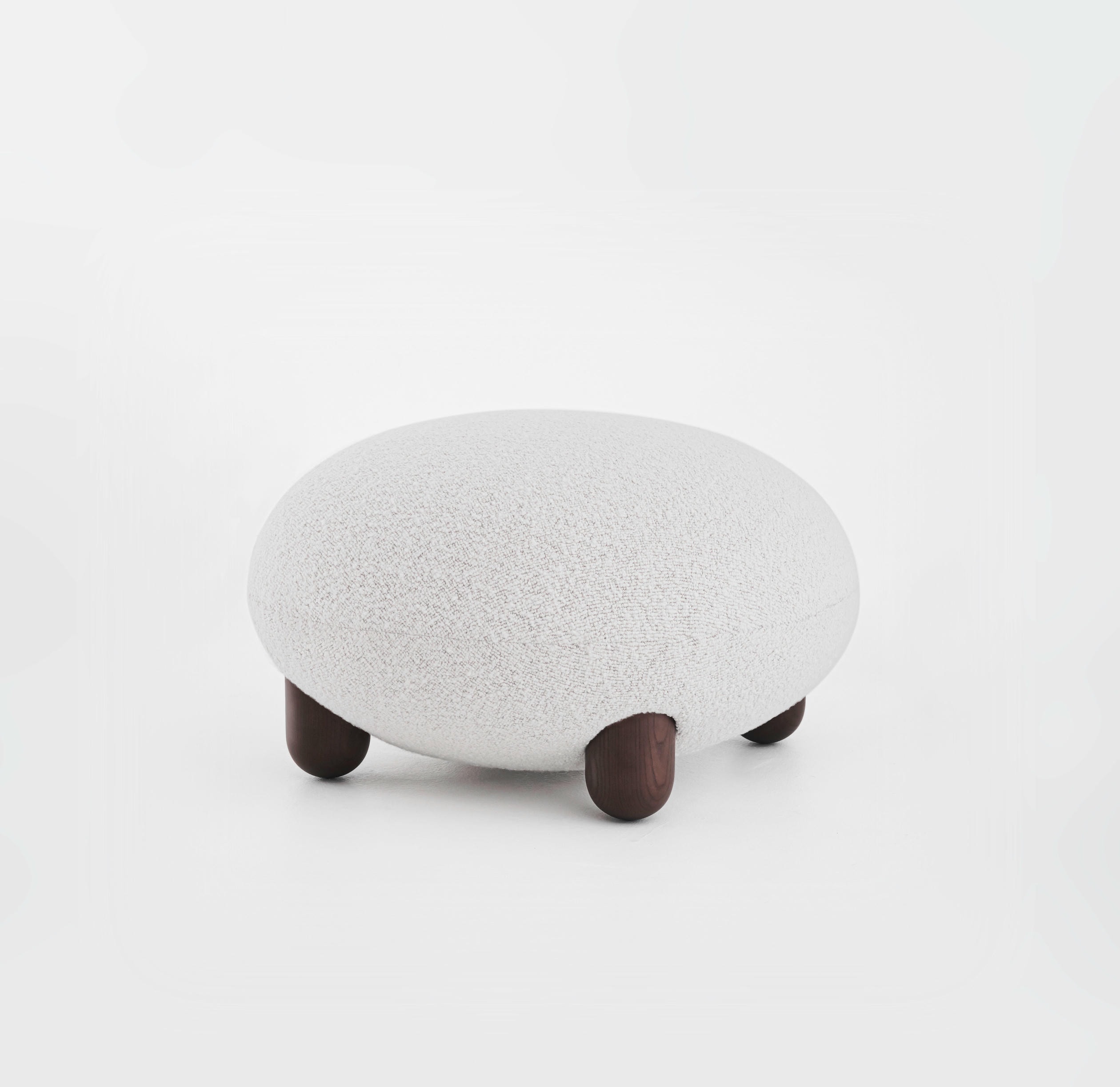 Baloo Boucle Flock Ottoman by NOOM 4