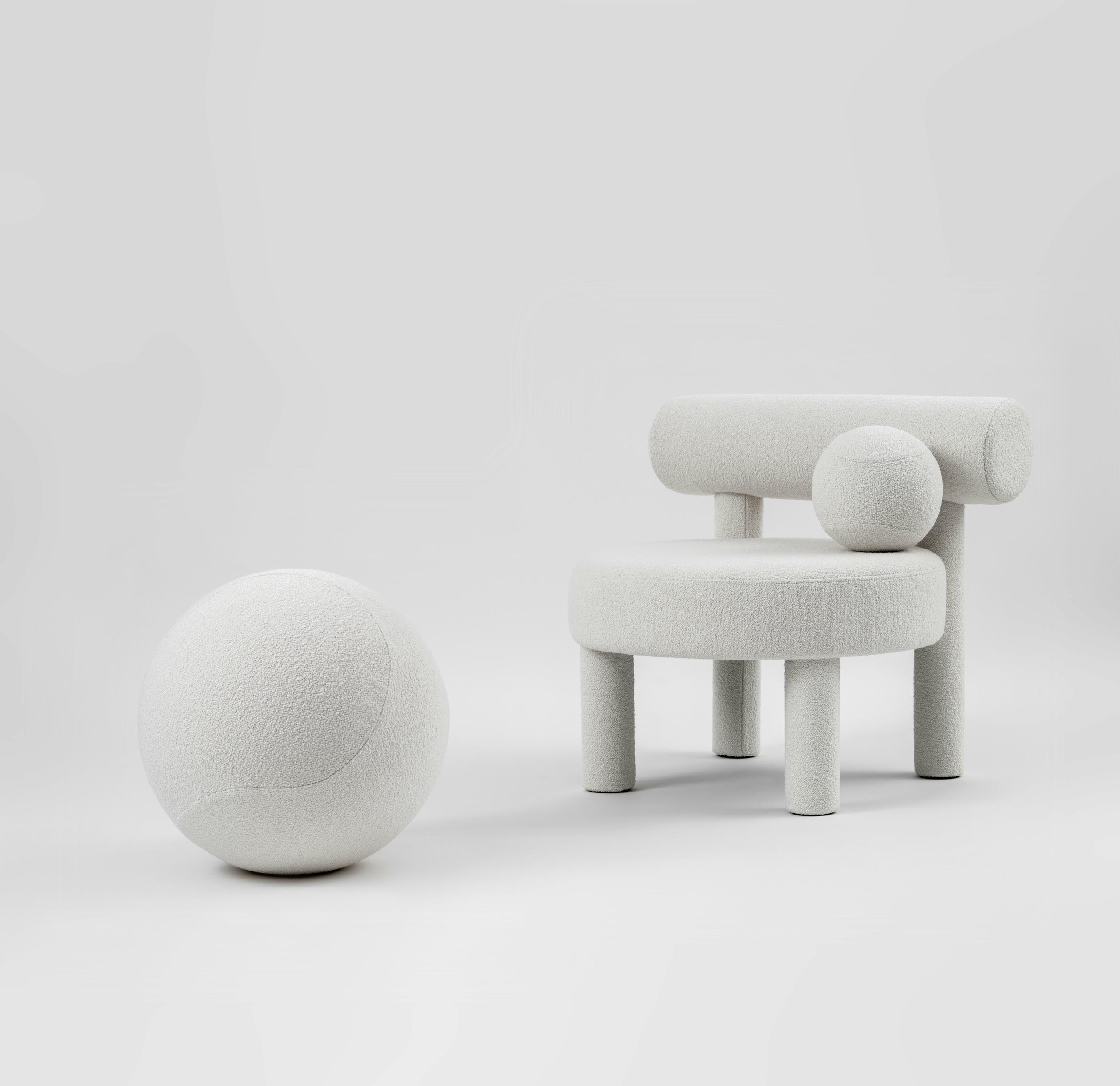 Baloo Boucle Gropius CS1 Low Chair by NOOM 8