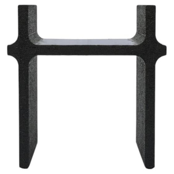 Black Curul Chair MDF and 3D Printed Petg Furniture by Arthur Bitsch 1