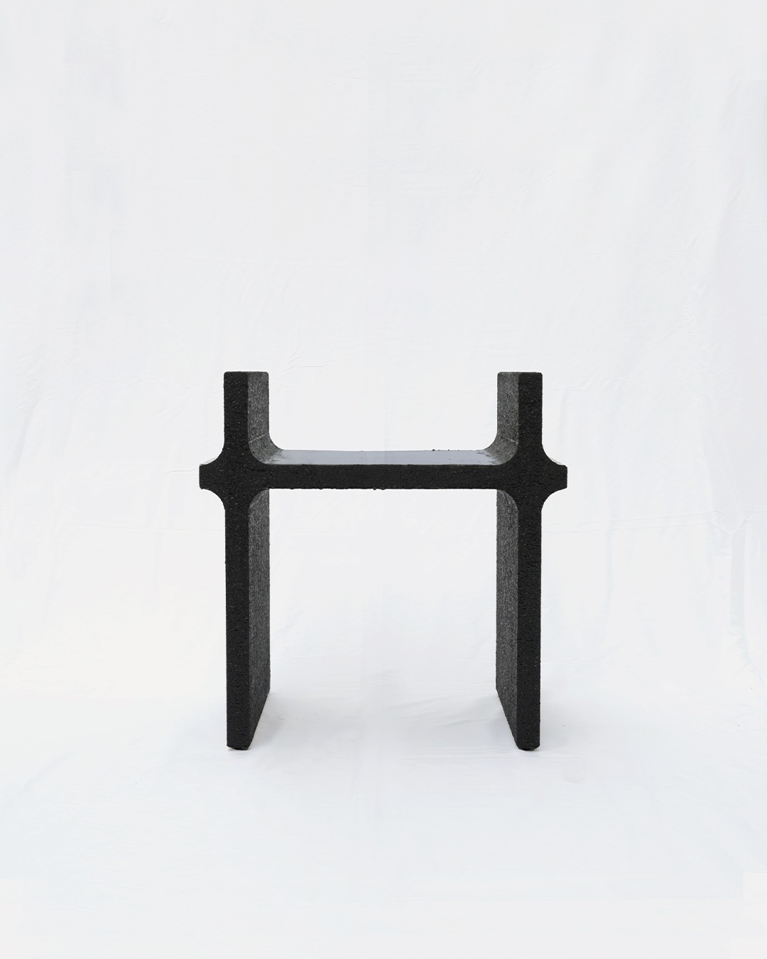 Black Curul Chair, MDF and 3D Printed Petg, Furniture by Arthur Bitsch 2