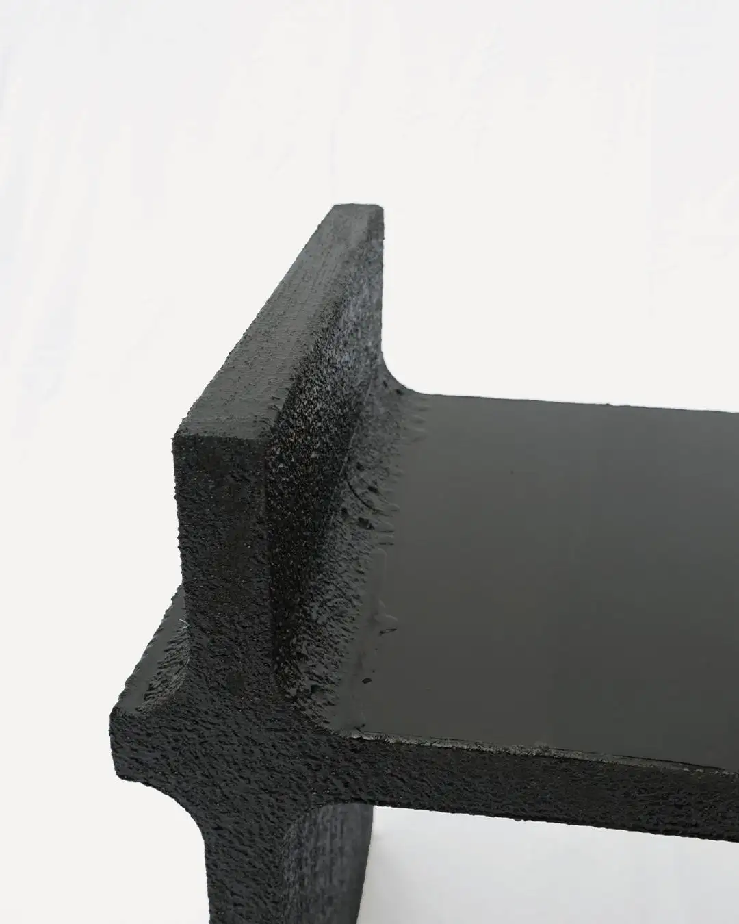 Black Curul Chair, MDF and 3D Printed Petg, Furniture by Arthur Bitsch 8