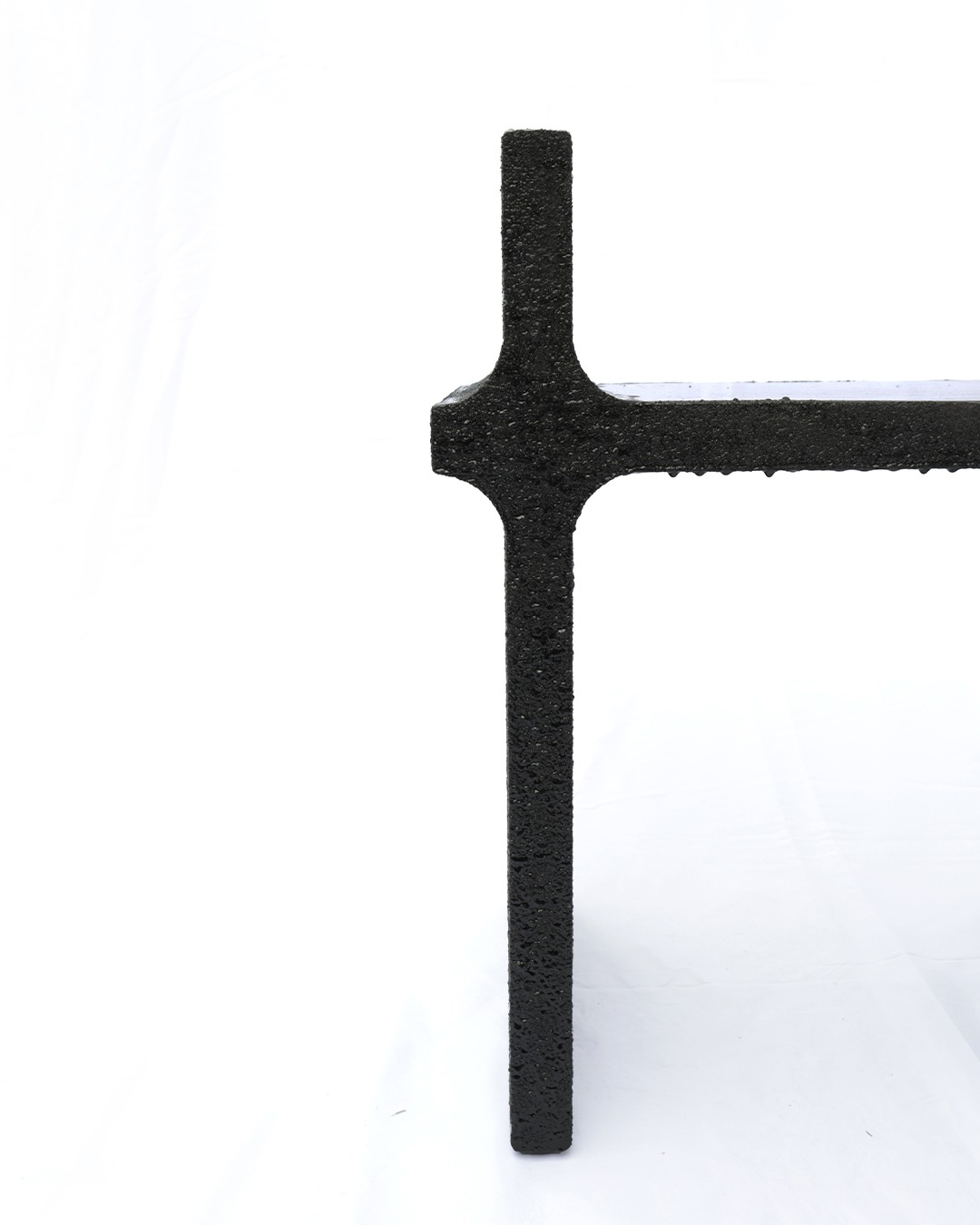 Black Curul Chair, MDF and 3D Printed Petg, Furniture by Arthur Bitsch 9