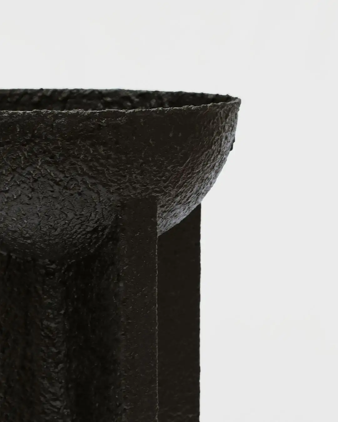 Black Nun Ritual Font, MDF and 3D Printed Petg, Furniture by Arthur Bitsch 5
