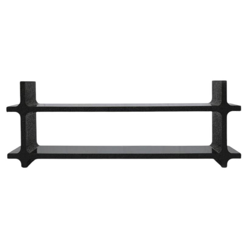 Black Stal Bench MDF and 3D Printed Petg Furniture by Arthur Bitsch 1