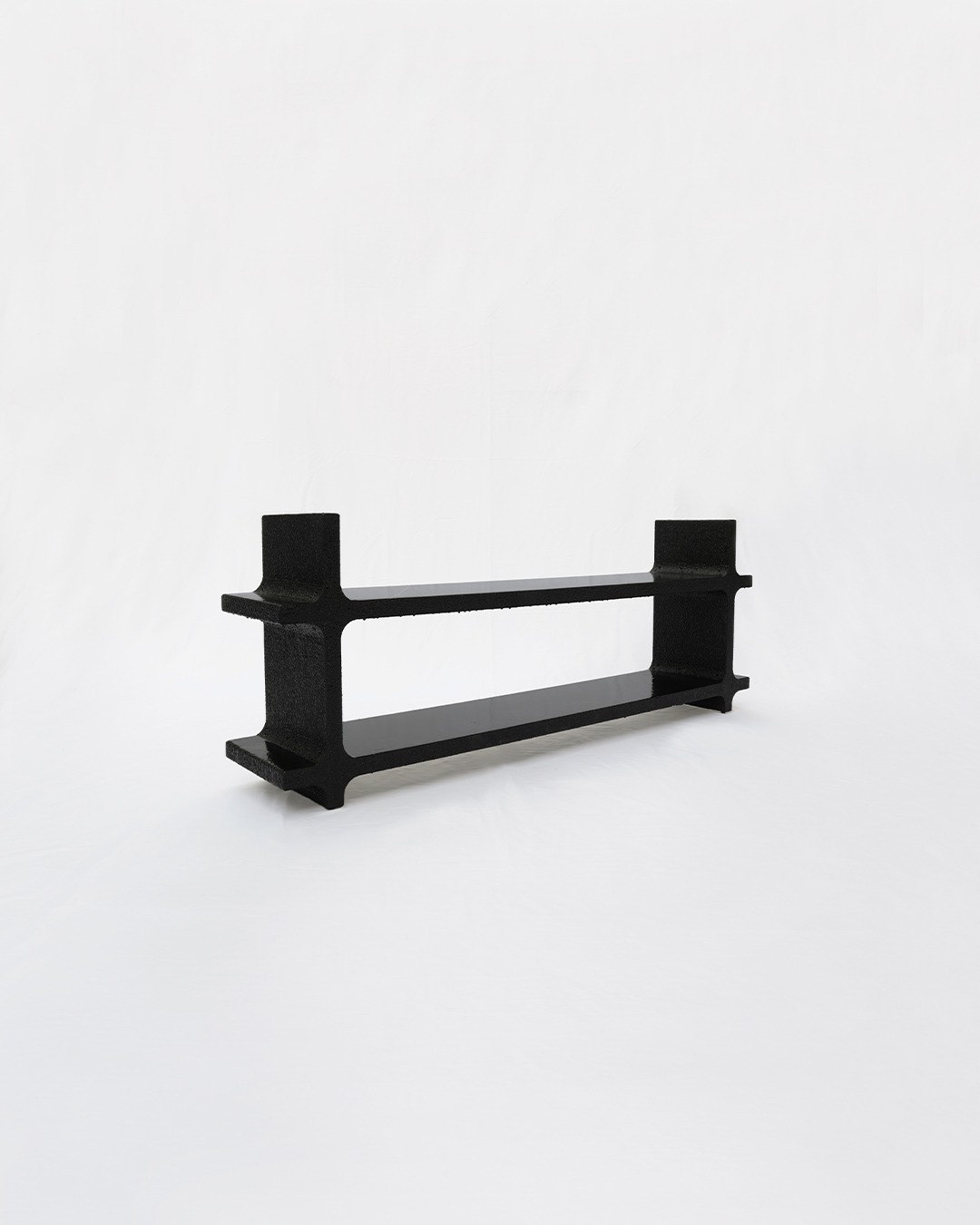 Black Stal Bench, MDF and 3D Printed Petg, Furniture by Arthur Bitsch 3