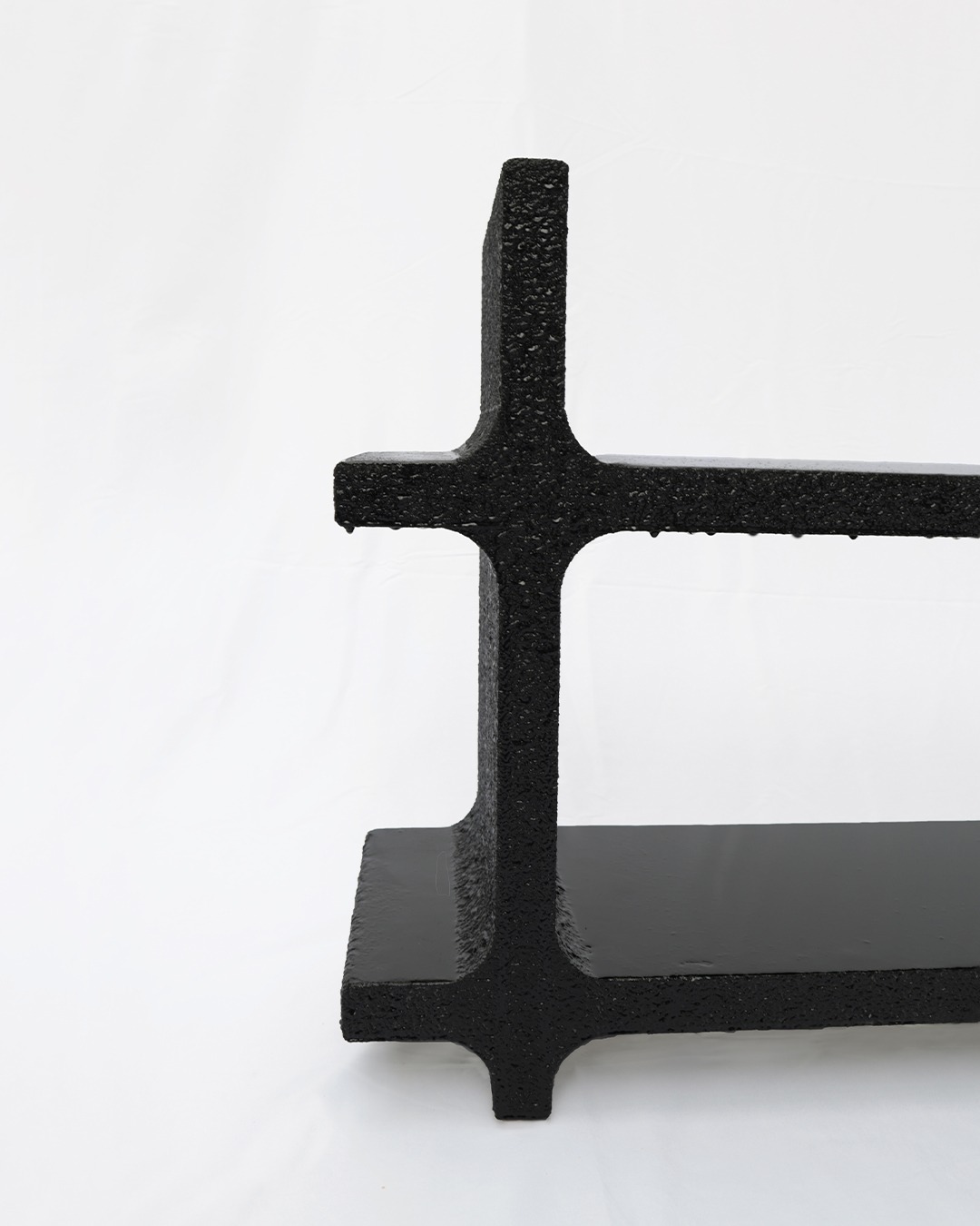 Black Stal Bench, MDF and 3D Printed Petg, Furniture by Arthur Bitsch 5