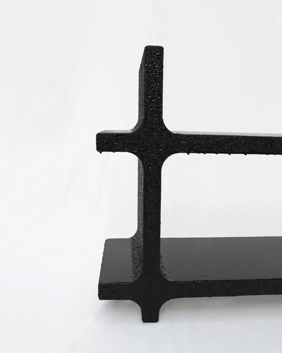 Black Stal Bench, MDF and 3D Printed Petg, Furniture by Arthur Bitsch 5