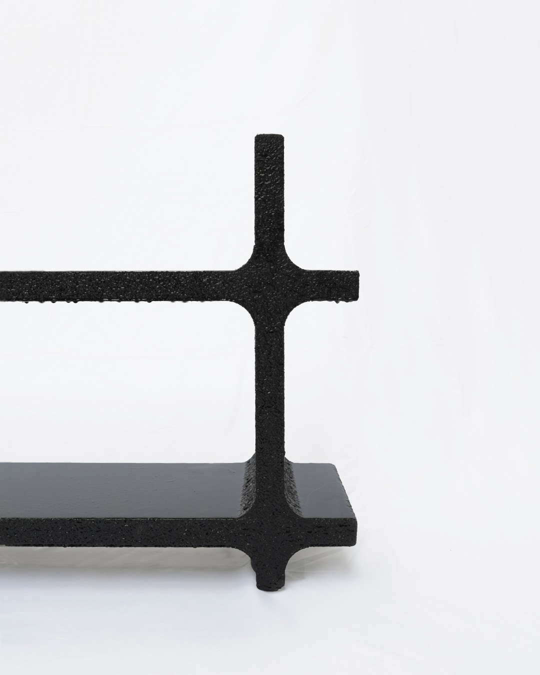 Black Stal Bench, MDF and 3D Printed Petg, Furniture by Arthur Bitsch 7