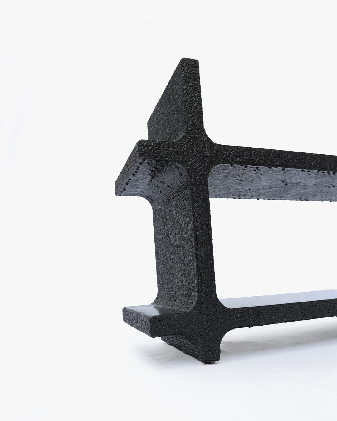 Black Stal Bench, MDF and 3D Printed Petg, Furniture by Arthur Bitsch 8