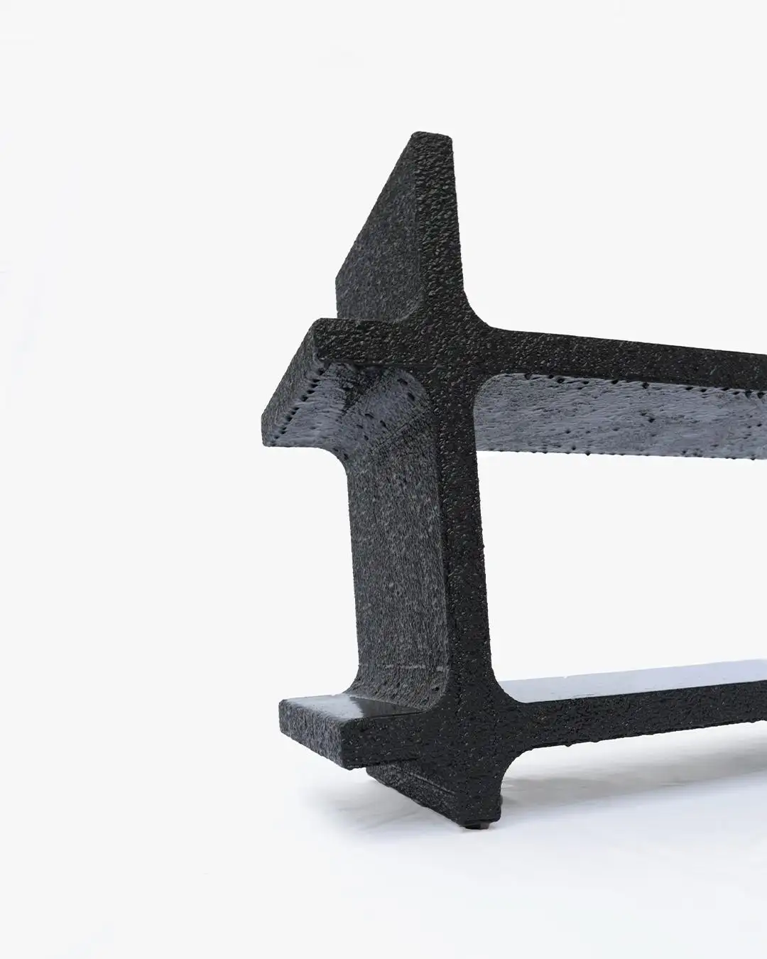 Black Stal Bench, MDF and 3D Printed Petg, Furniture by Arthur Bitsch 8