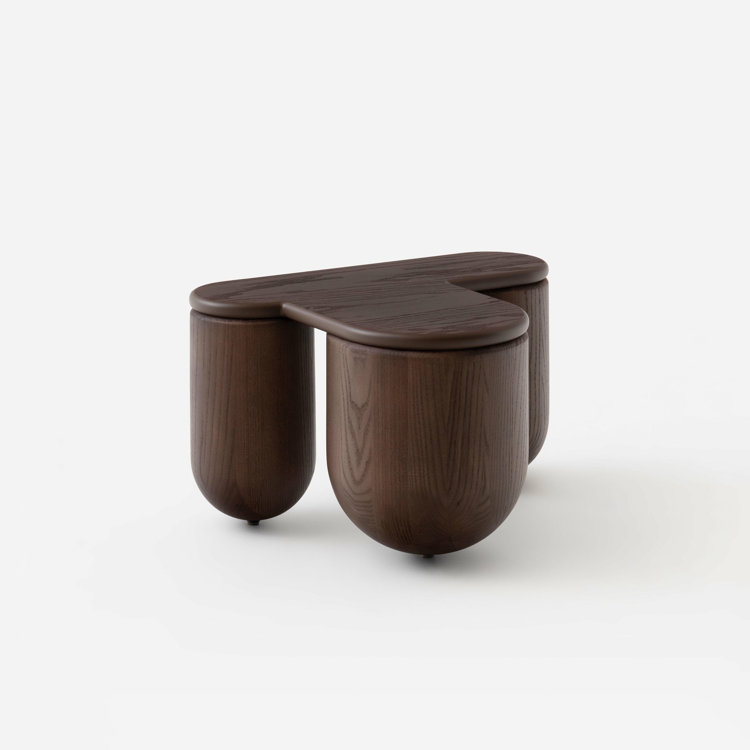 Brown Stained Hello Coffee Table 2 by NOOM 6