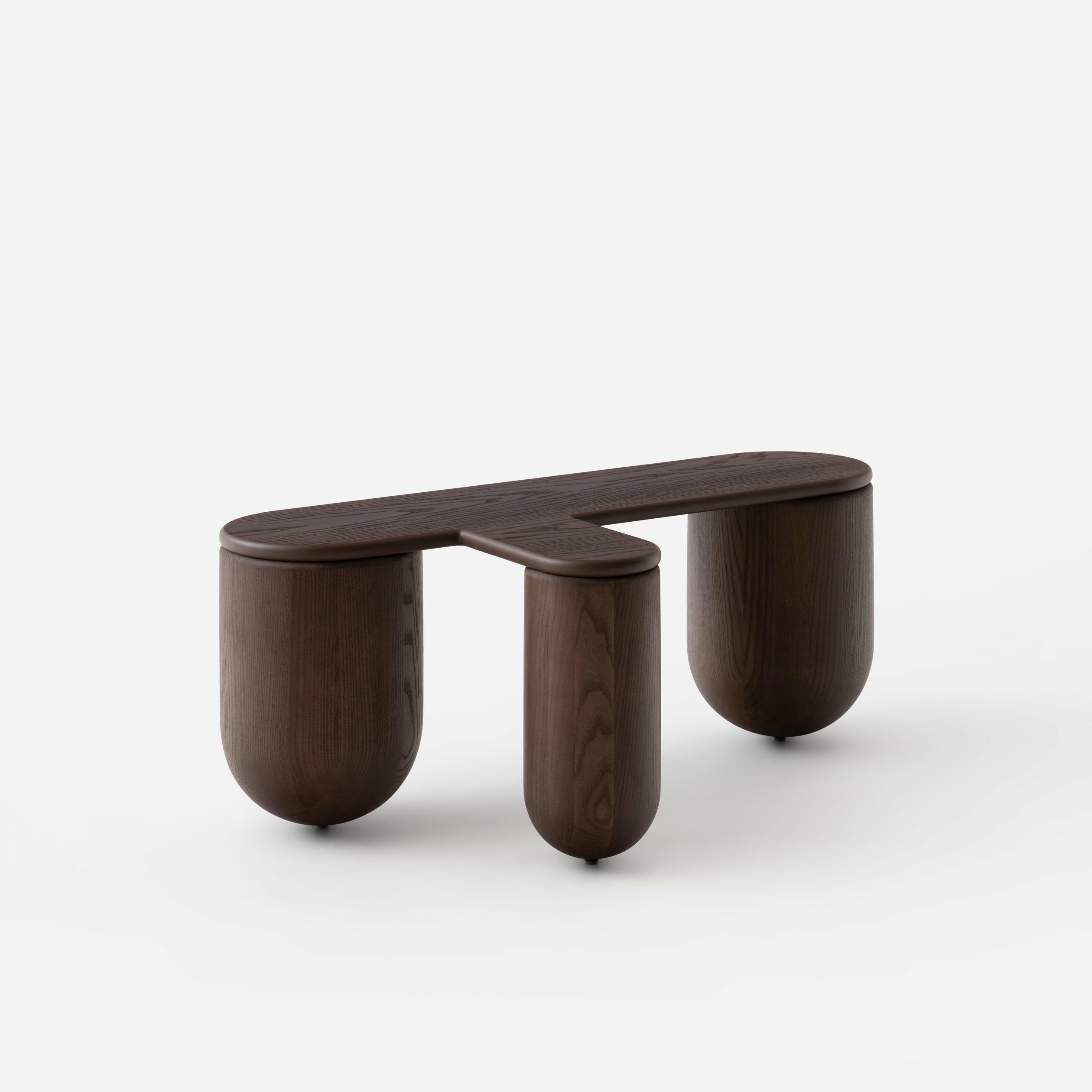 Brown Stained Hello Coffee Table 3 by NOOM 3