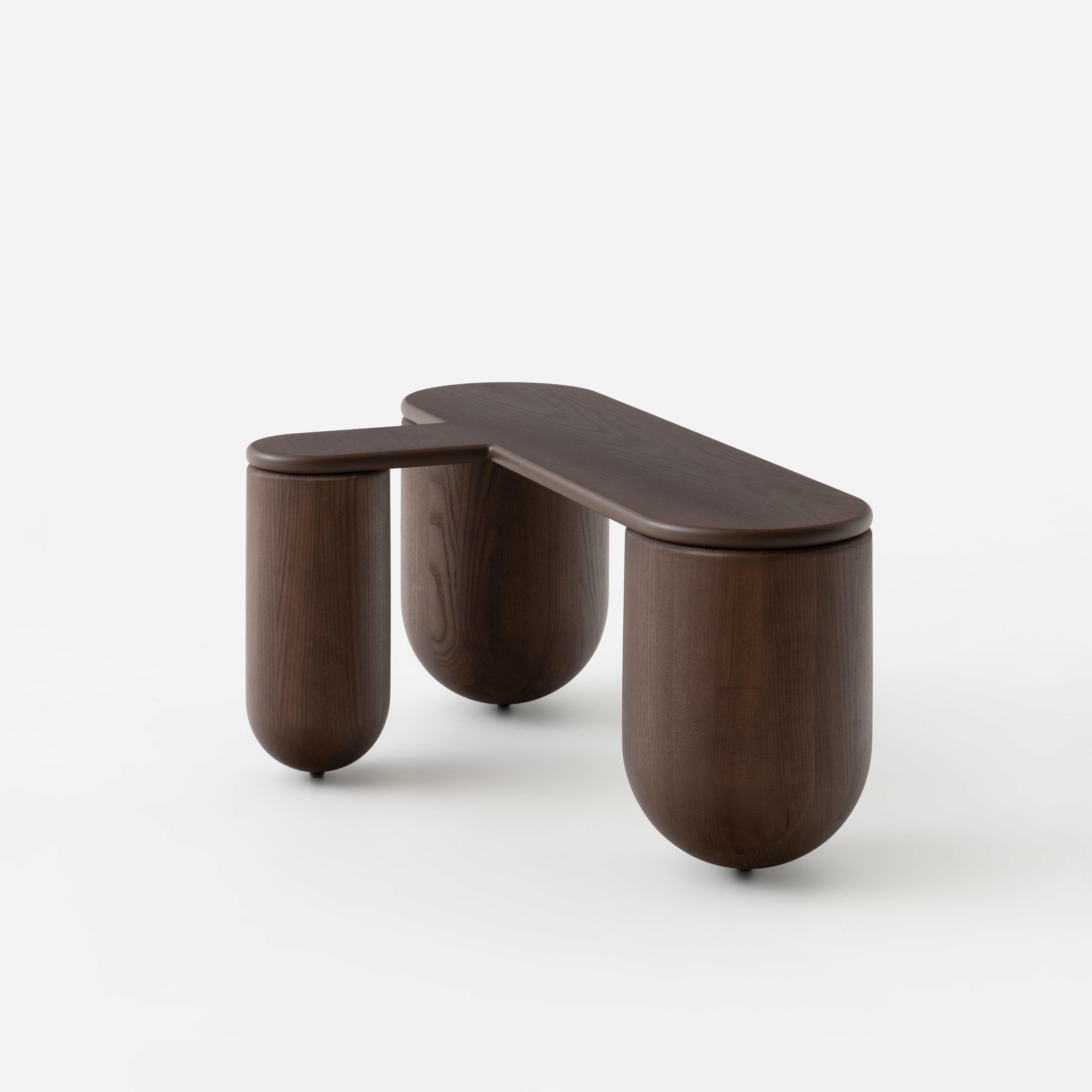 Brown Stained Hello Coffee Table 3 by NOOM 4