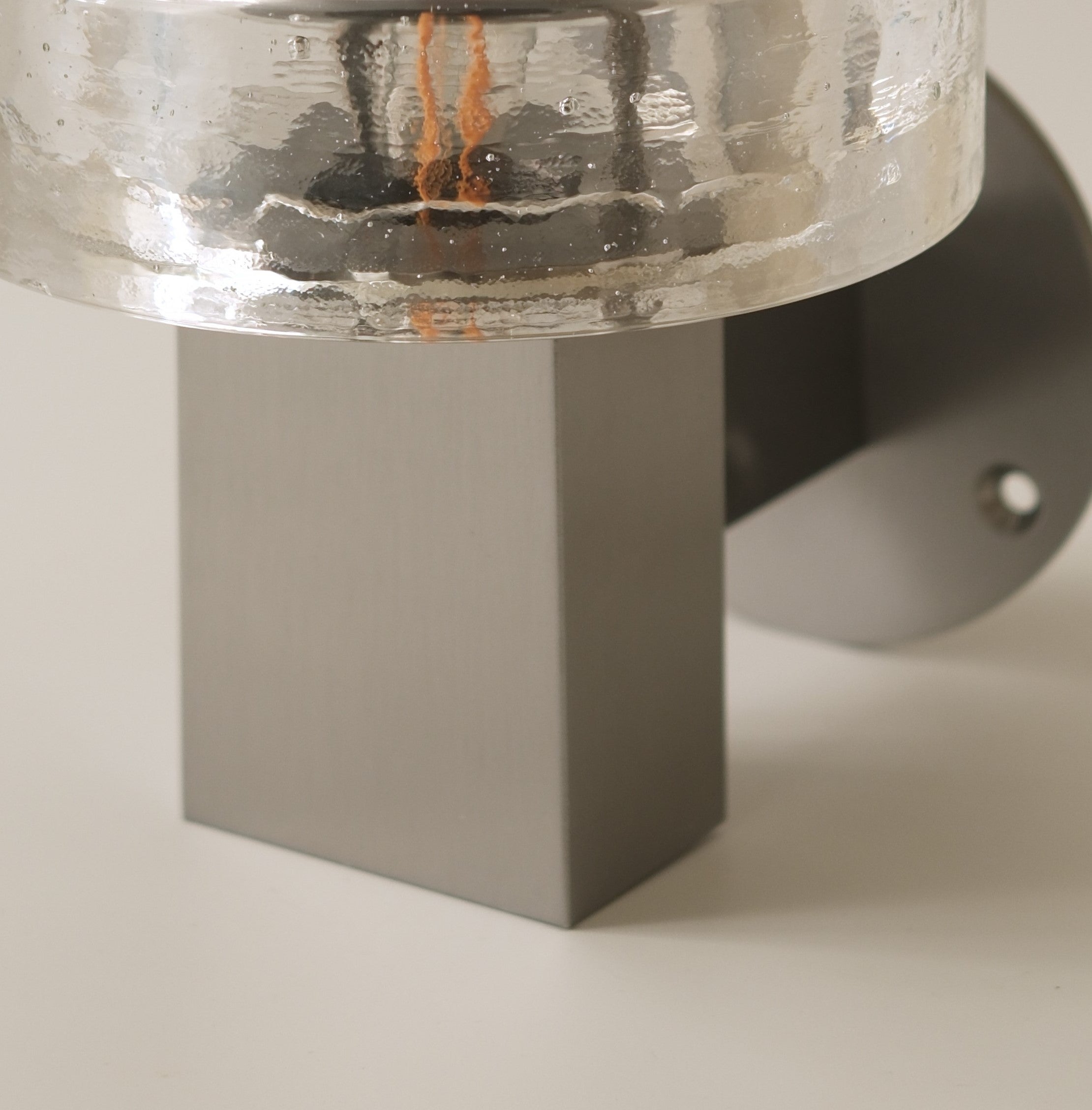 Gioiello II Wall Lamp in Stainless Steel and Glass by Studio Marine Breynaert 4