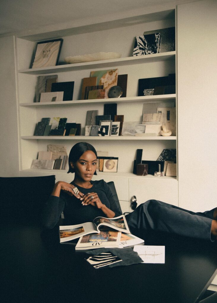 Miminat Shodeinde in her London studio, photographed by Genevieve Lutkin 6