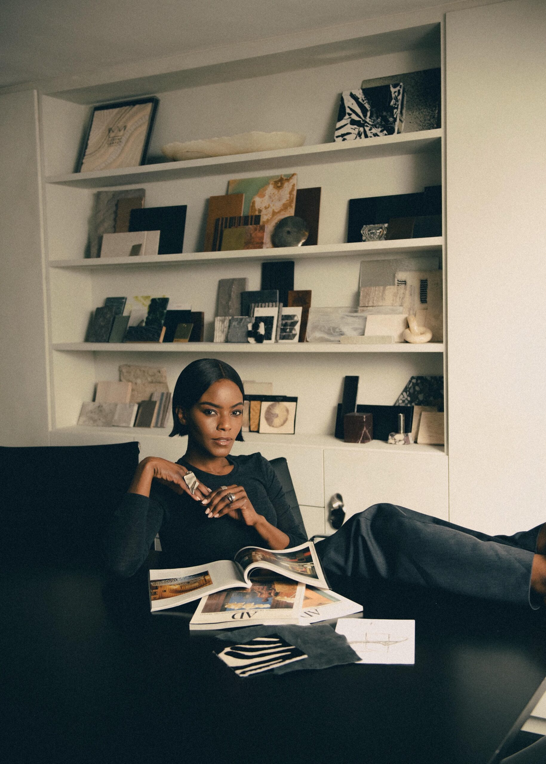 Miminat Shodeinde in her London studio, photographed by Genevieve Lutkin 6