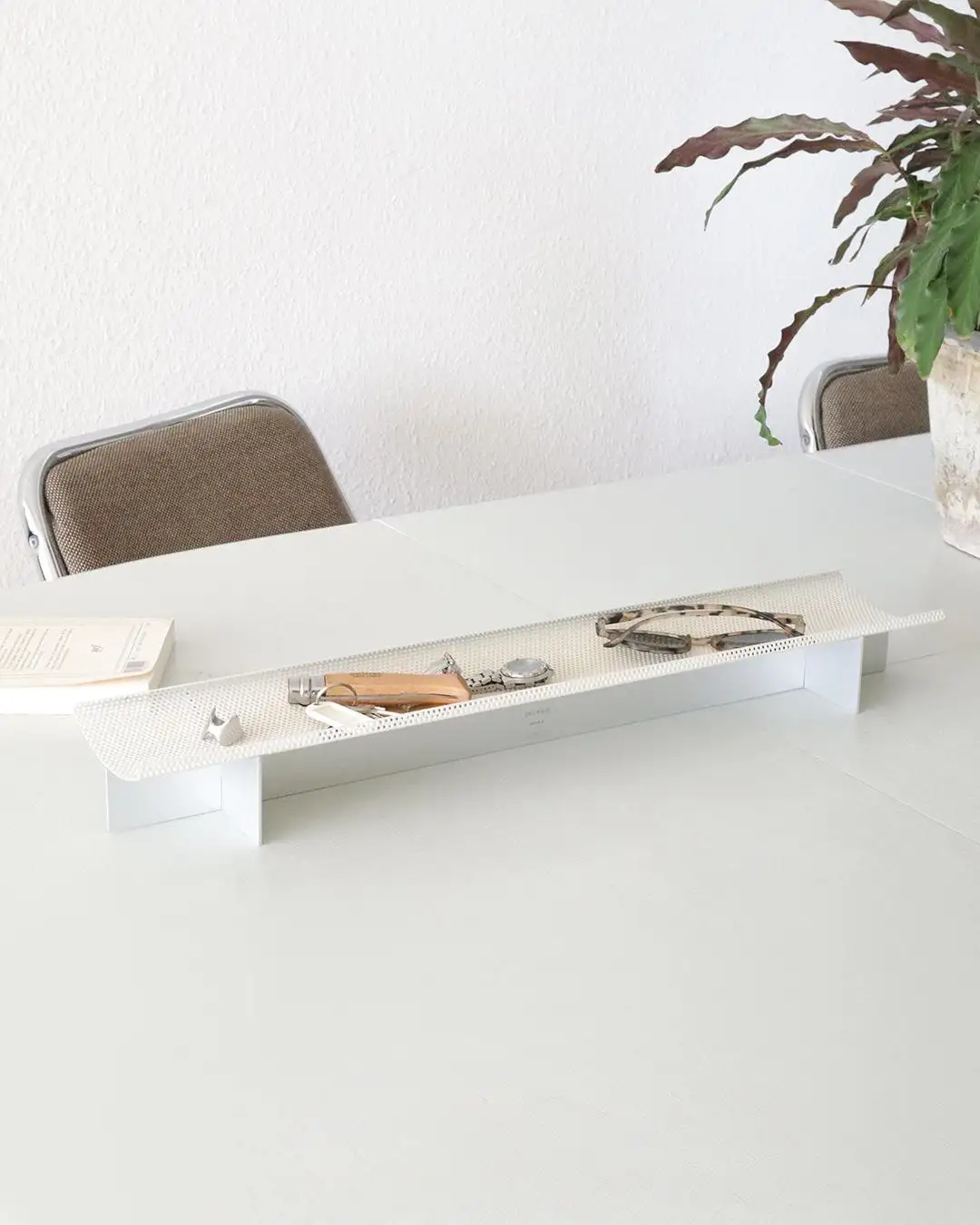 Obole Catchall Tray, Upcycled Steel, Anodized Aluminum by Arthur Bitsch 5