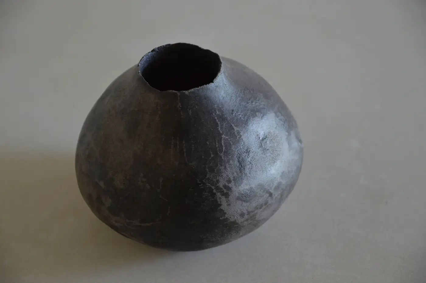 One Of a Kind Omen Vessel in Pigmented Cement by Studio Noon 4