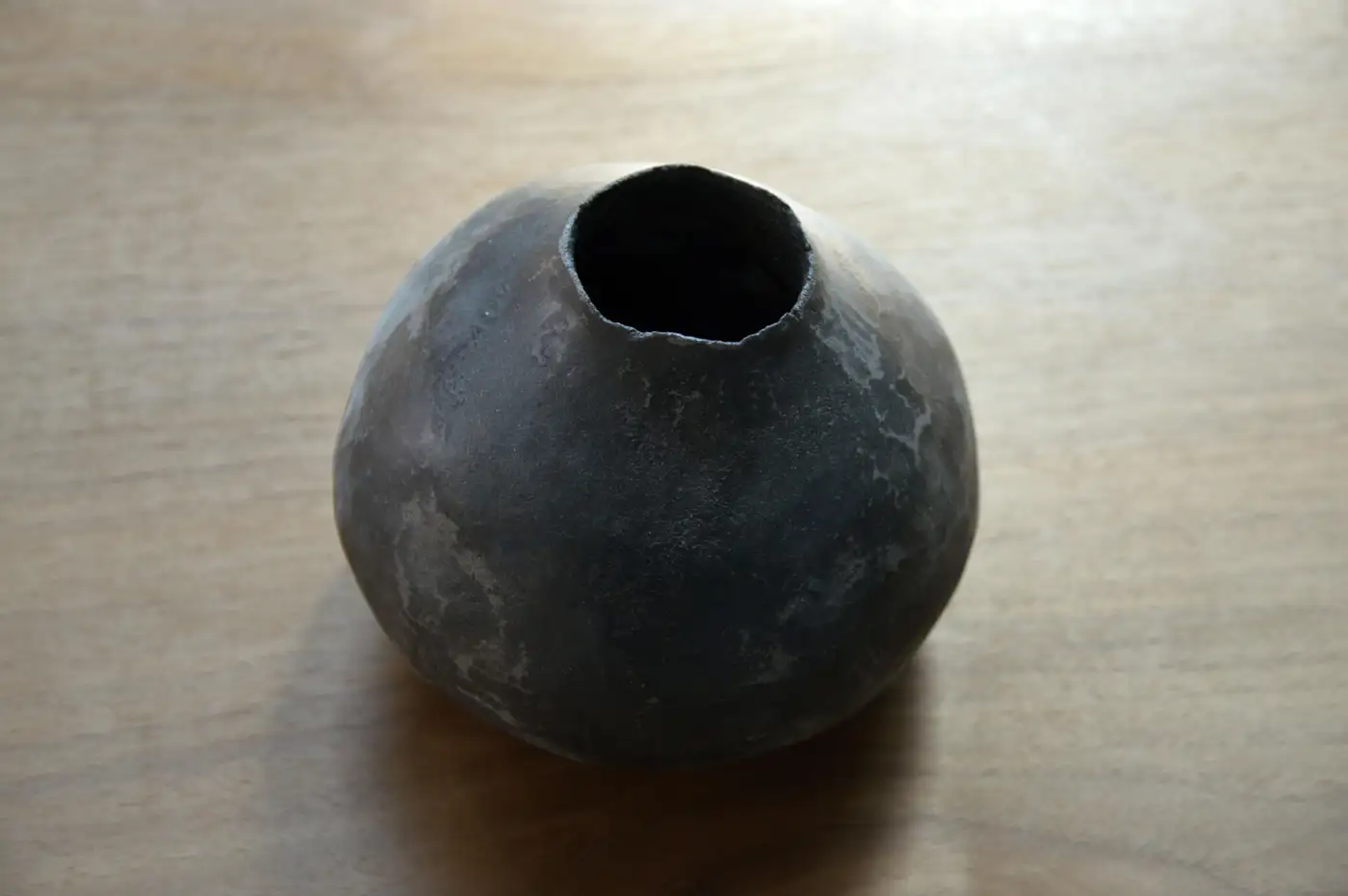 One Of a Kind Omen Vessel in Pigmented Cement by Studio Noon 5