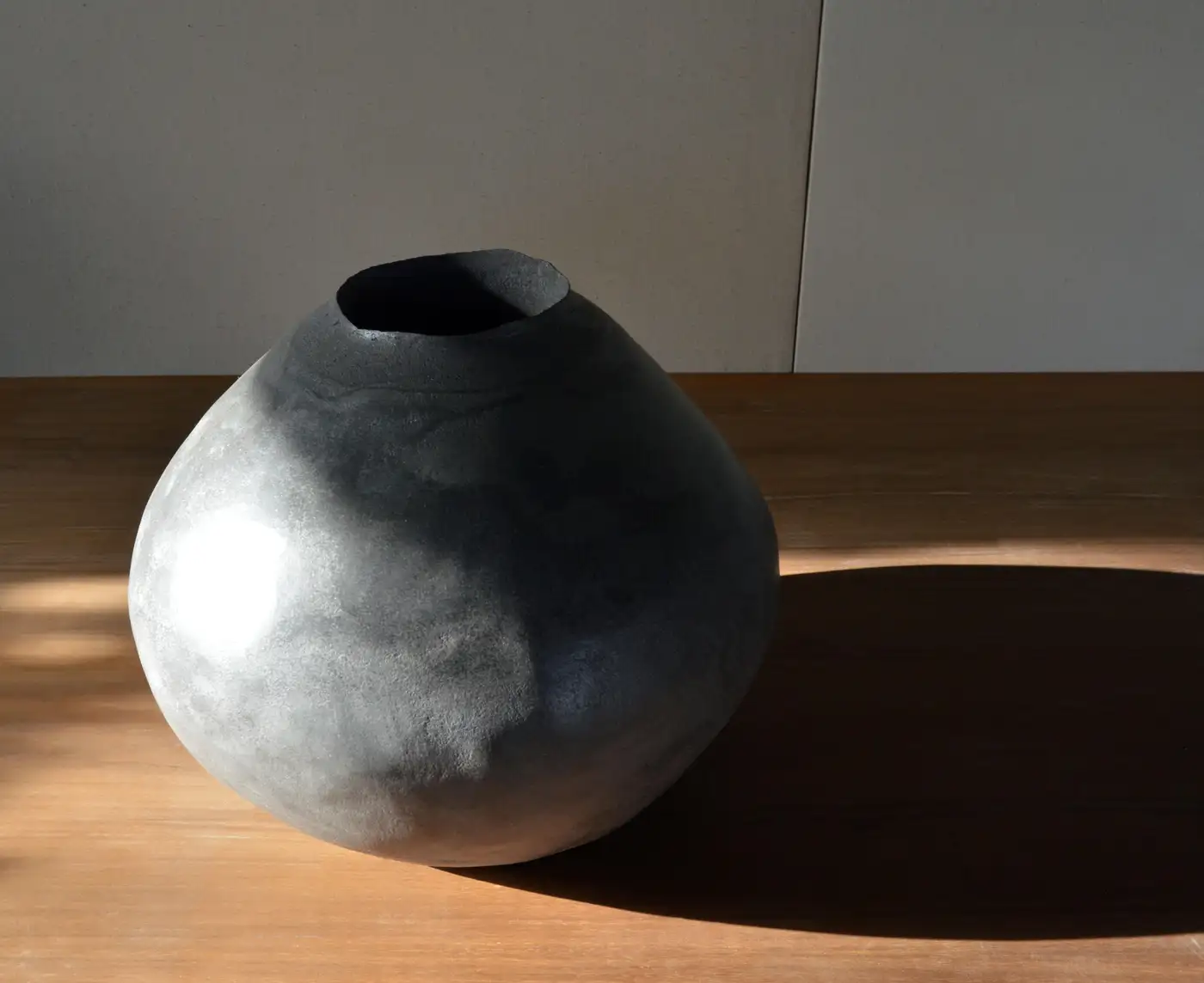 One Of a Kind Pogge Vessel in Pigmented Cement by Studio Noon 2