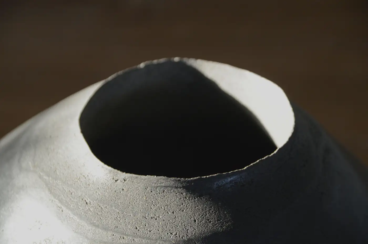 One Of a Kind Pogge Vessel in Pigmented Cement by Studio Noon 5