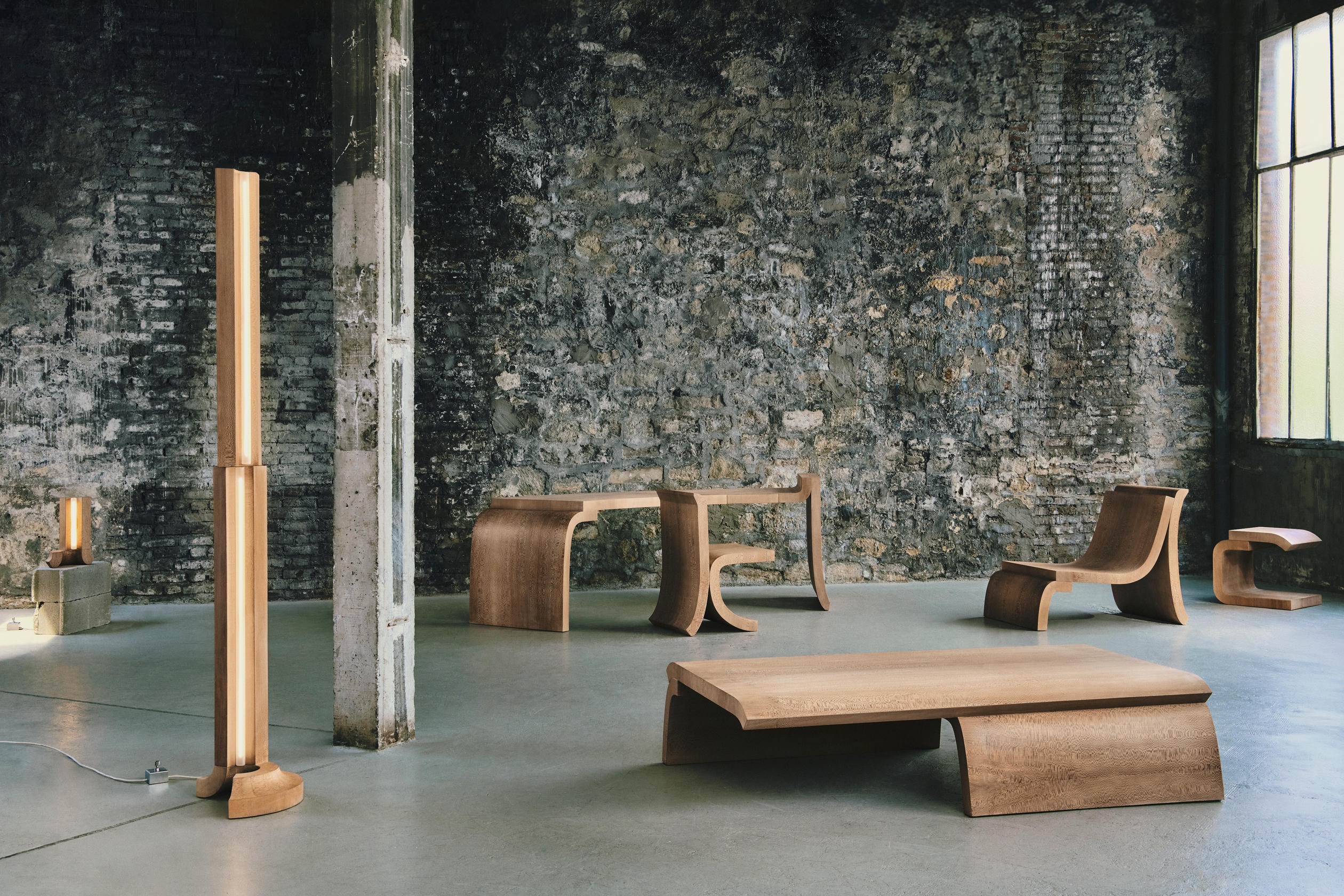 Platane Lounge Chair, Plane Tree Wood by MONO Editions 5
