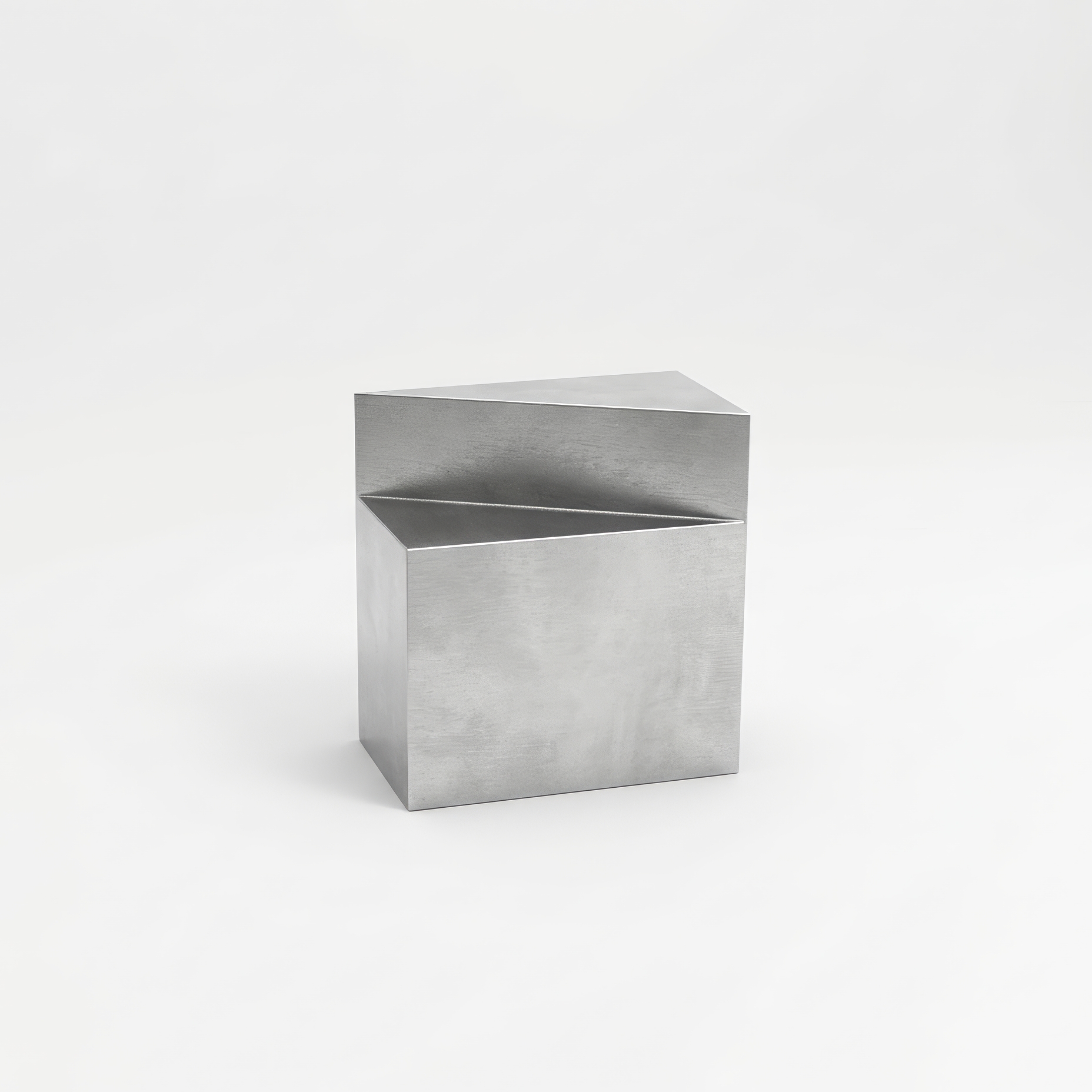 S1 Functional Sculpture in Brushed Aluminium by Giotto Pagani 3