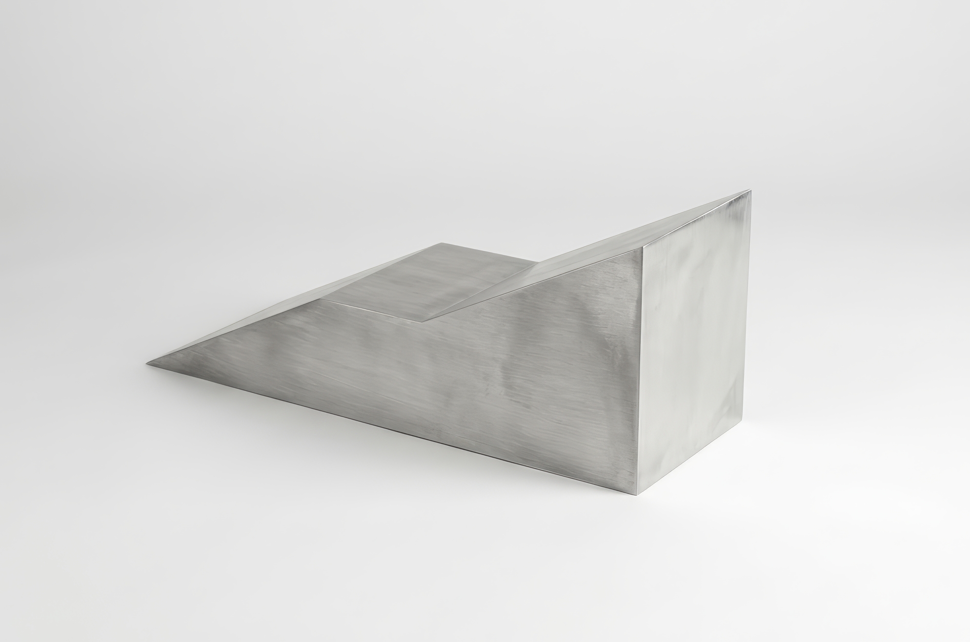 S4 Chaise Longue in Brushed Aluminium by Giotto Pagani 3