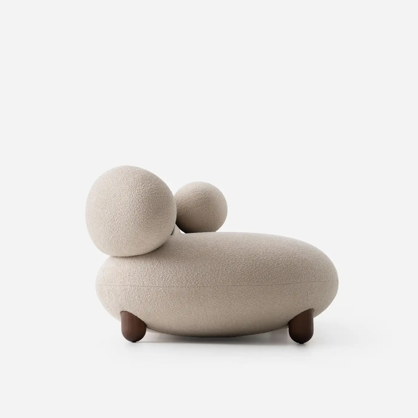 Upholstered Furniture Baloo Boucle Flock Sofa by NOOM 6