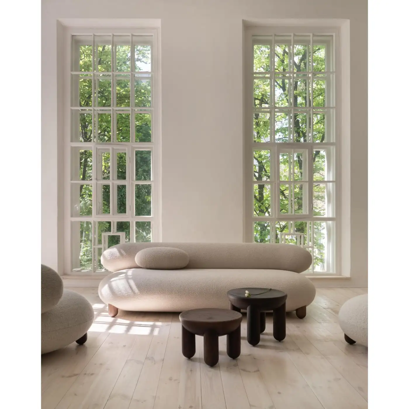 Upholstered Furniture Baloo Boucle Flock Sofa by NOOM 8