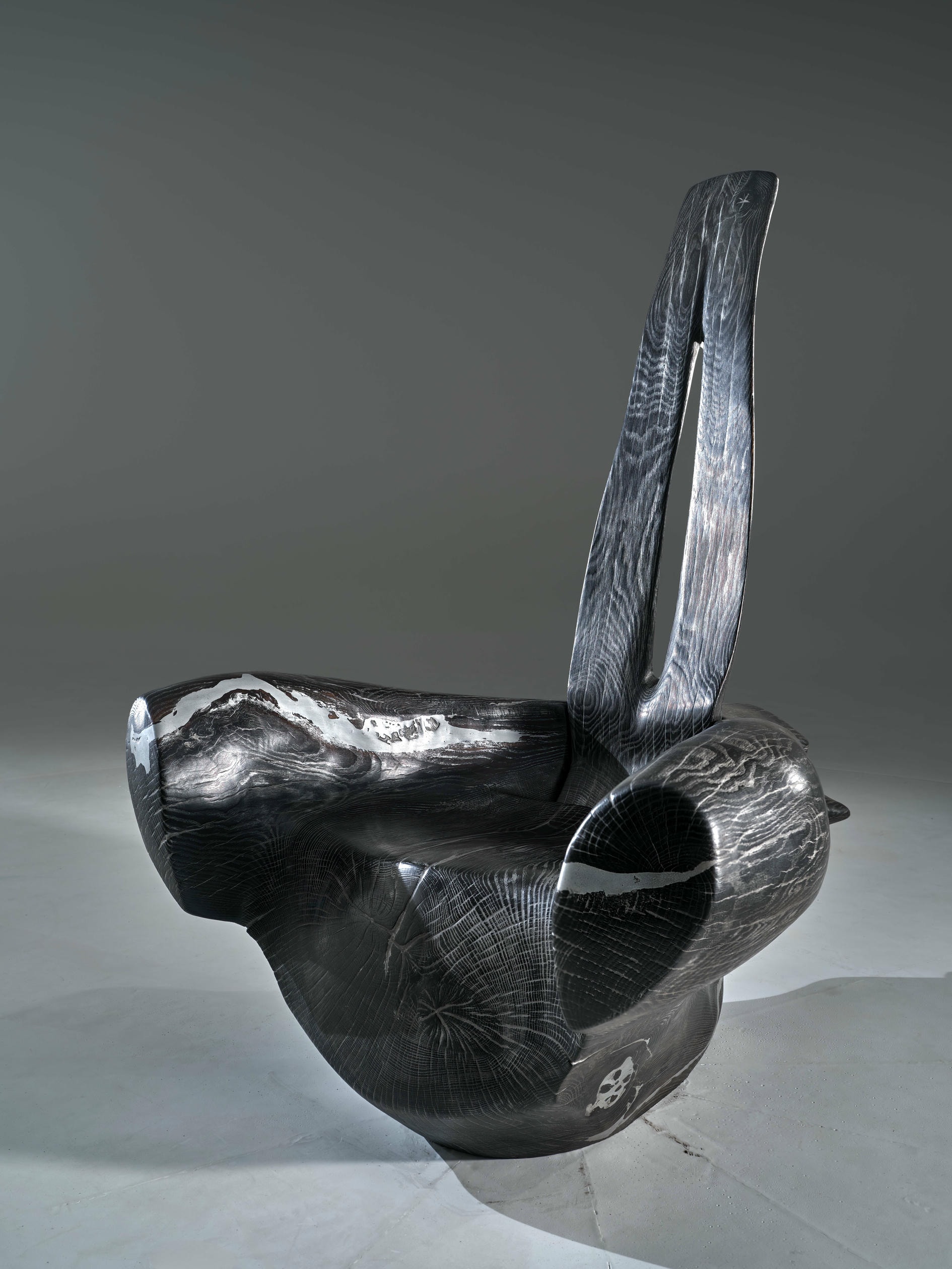 Aviators Chair in Oak Wood Aluminium by Alun Heslop 2