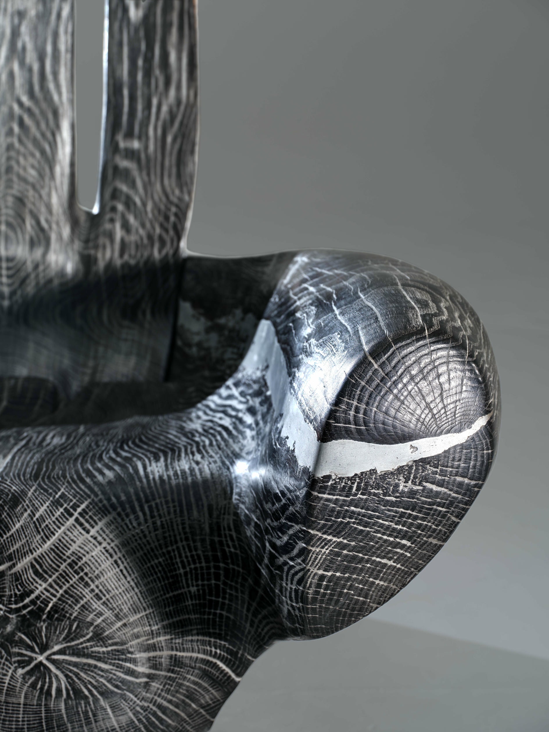 Aviators Chair in Oak Wood Aluminium by Alun Heslop 3