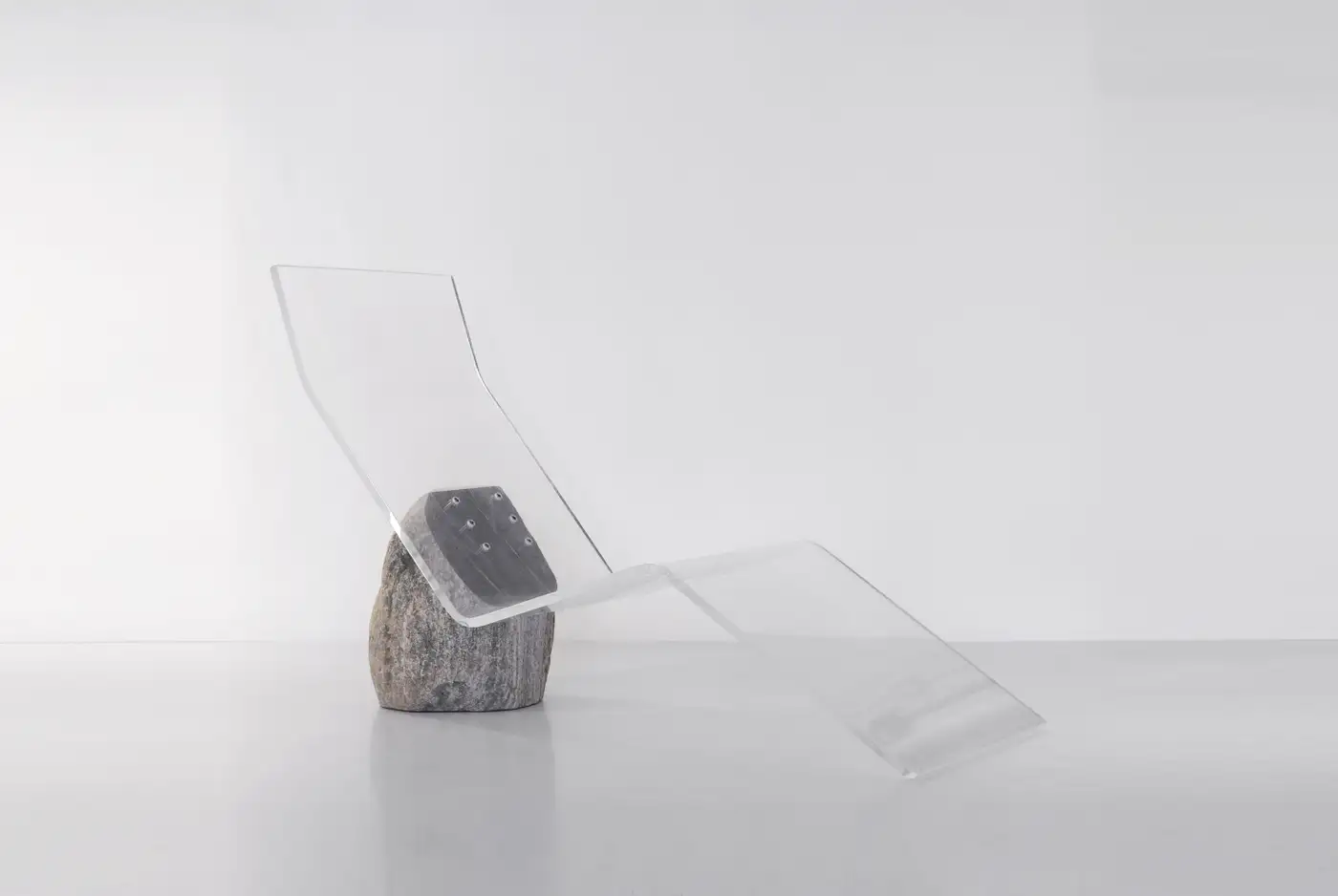 Elsewhere Acrylic Chaise by Batten and Kamp 2